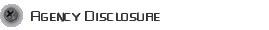 Agency Disclosure
